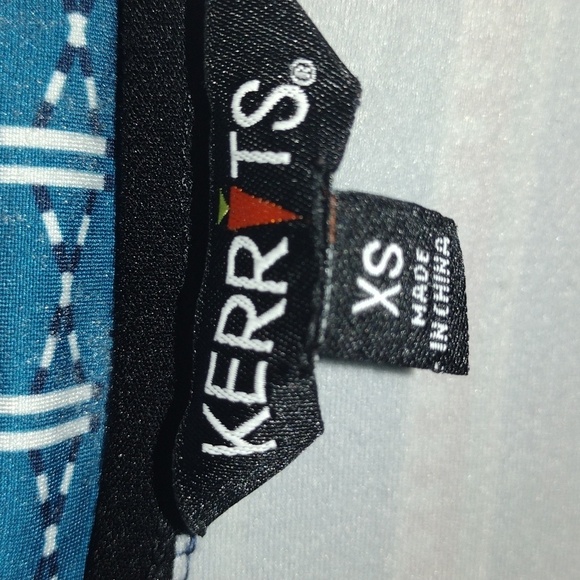 Kerrits Riding Gear Athletic 1/4 Zip Pullover Horse Fence Design Equestrian XS - Picture 6 of 9